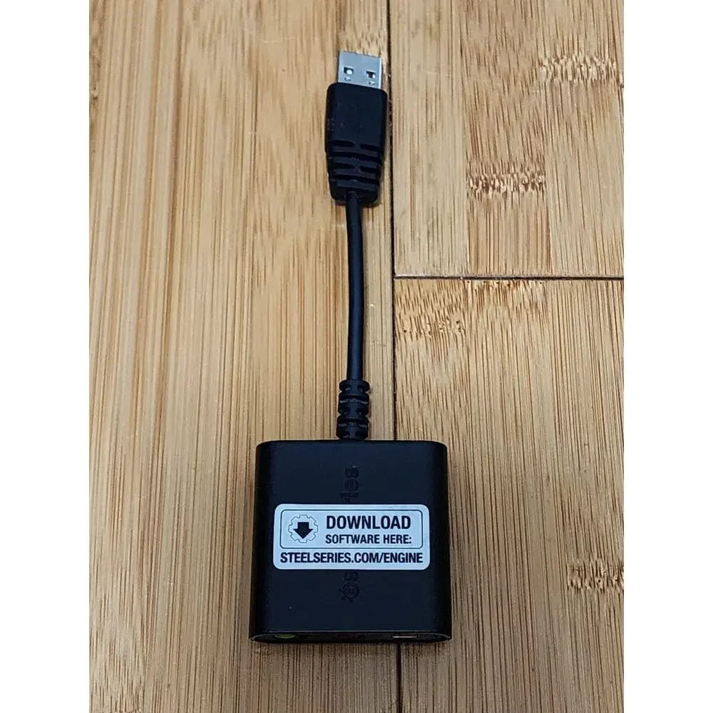 Steelseries USB Soundcard V2 Adapter 5V - 200 mA Model: SC-00003 STEELSERIESV2